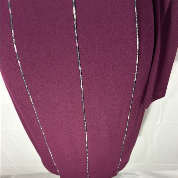 Antonio Melani Purple Long-Sleeve Dress Size 2 - Picture 3 of 11